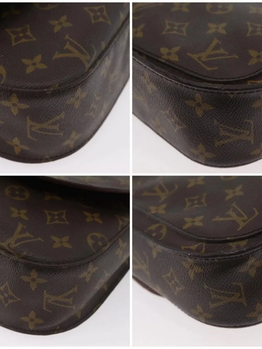 LOUIS VUITTON Monogram Saint Cloud GM Shoulder Bag M51242 LV Auth ki6540